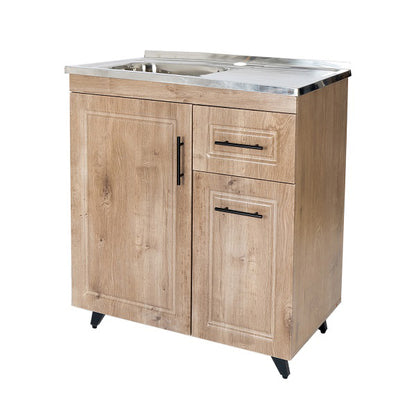 Kit Mueble Lavaplatos Super Muebles SMPWD80 80x90x50cm