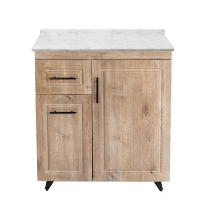 Mueble de Cocina Wood Izquierdo con Postformado Blanco 80cm