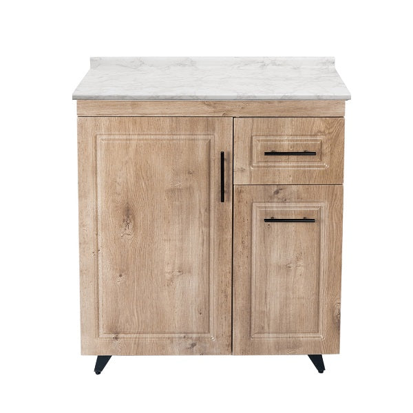 Mueble de Cocina Wood Derecho con Postformado Blanco 80cm