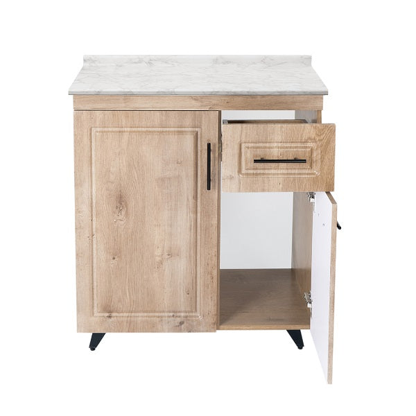 Mueble de Cocina Wood Derecho con Postformado Blanco 80cm