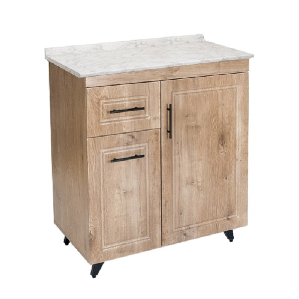 Mueble de Cocina Wood Izquierdo con Postformado Blanco 80cm