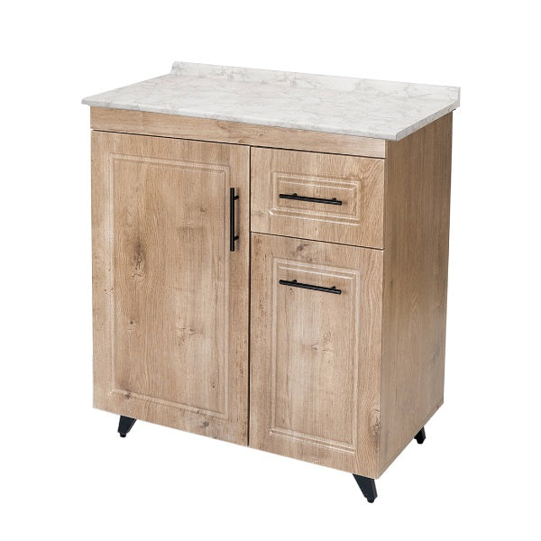 Mueble de Cocina Wood Derecho con Postformado Blanco 80cm
