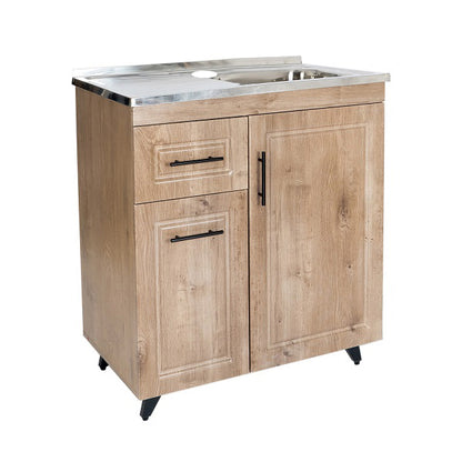 Kit Mueble Lavaplatos Super Muebles SMPWI80 80x90x50cm