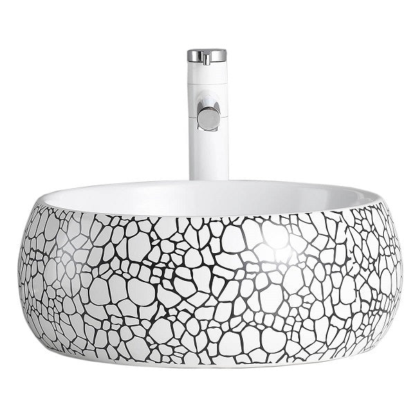 Lavamanos Sobreponer Super Muebles SM822 GUIJARROS / 40x40x15,5