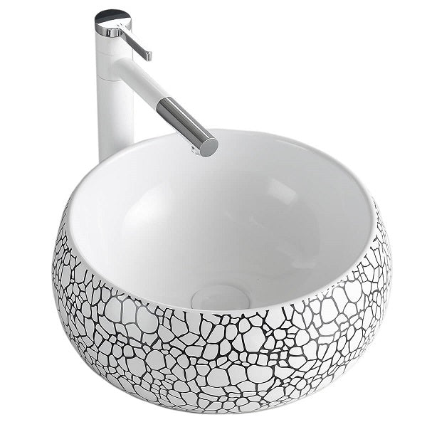 Lavamanos Sobreponer Super Muebles SM822 GUIJARROS / 40x40x15,5