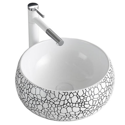 Lavamanos Sobreponer Super Muebles SM822 GUIJARROS / 40x40x15,5