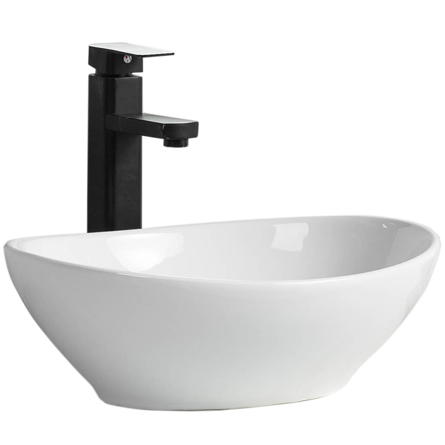 Lavamanos Sobreponer Blanco Super Muebles SM8020B / 41x34x15cm