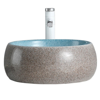 Lavamanos Sobreponer Super Muebles SM822 MAR EGEO / 40x40x15,5