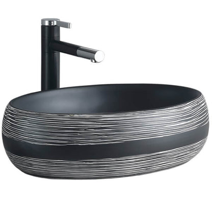 Lavamanos Sobreponer Super Muebles SM880 INCA BLACK / 47,5x34x14,5cm