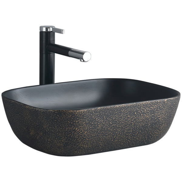 Lavamanos Sobreponer Super Muebles SM895-ARENA DORADO / 45,5x32x13,5