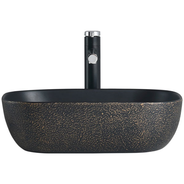 Lavamanos Sobreponer Super Muebles SM895-ARENA DORADO / 45,5x32x13,5