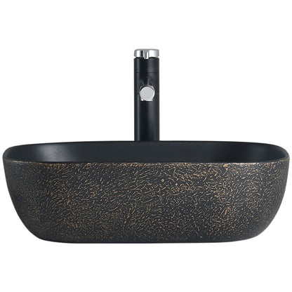 Lavamanos Sobreponer Super Muebles SM895-ARENA DORADO / 45,5x32x13,5