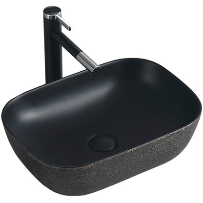 Lavamanos Sobreponer Super Muebles SM895-ARENA DORADO / 45,5x32x13,5