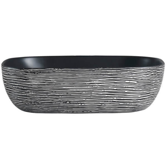 Lavamanos Sobreponer Super Muebles SM895-CINTA BLANCA / 45,5x32x13,5