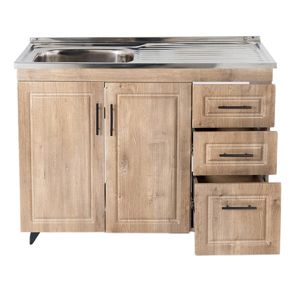 Kit Mueble Lavaplatos Super Muebles SMPWD100 100x90x50cm