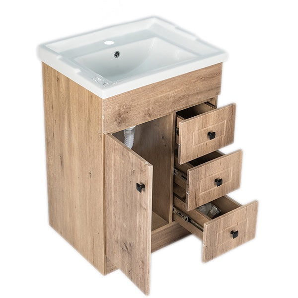 Kit Mueble + Vanitorio Super Muebles 60PHNWF (60x47x80cm)