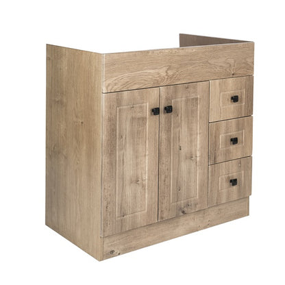 Mueble Vanitorio Wood Super Muebles SMB80PHW 80x47x80cm (Sin Cubierta)