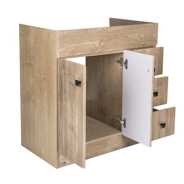 Mueble Vanitorio Wood Super Muebles SMB80PHW 80x47x80cm (Sin Cubierta)