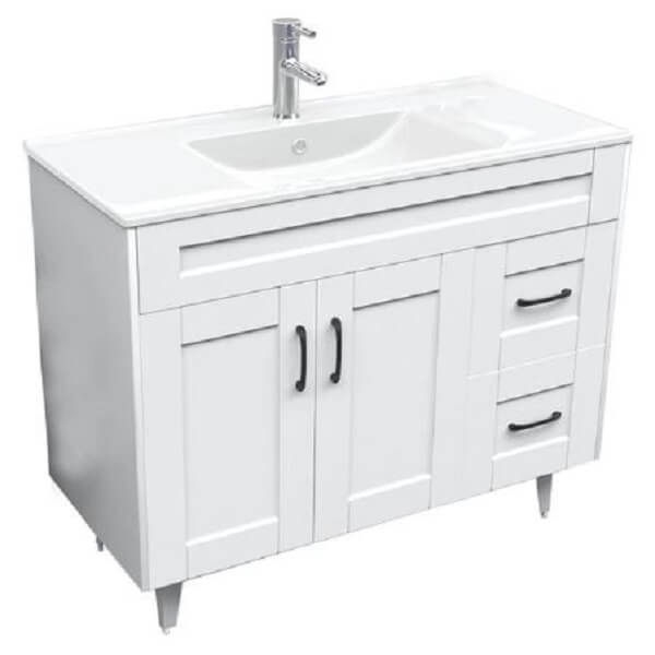 Kit Mueble + Vanitorio Super Muebles SM100SKBP (100x47x80cm)