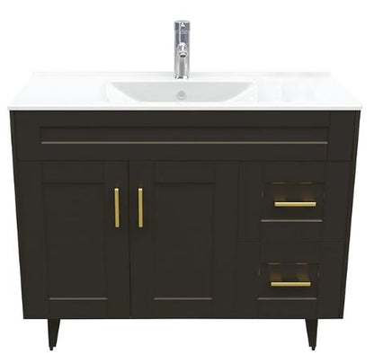 Kit Mueble + Vanitorio Super Muebles SM100SK Café P (100x47x80cm)