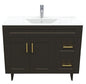 Kit Mueble + Vanitorio Super Muebles SM100SK Café P (100x47x80cm)