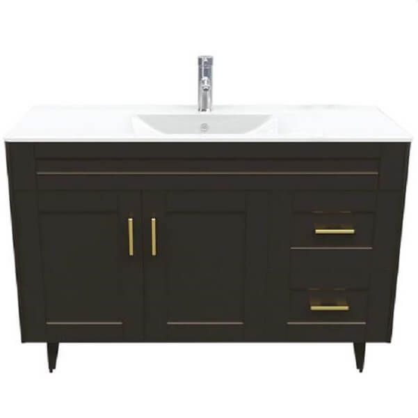 Kit Mueble + Vanitorio Super Muebles SM120SK Café P (120x47x80cm)