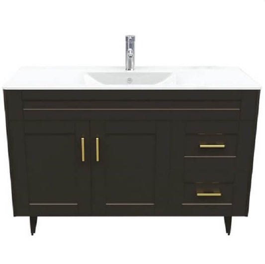 Kit Mueble + Vanitorio Super Muebles SM120SK Café P (120x47x80cm)