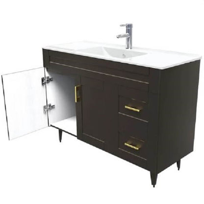 Kit Mueble + Vanitorio Super Muebles SM120SK Café P (120x47x80cm)