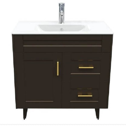 Kit Mueble + Vanitorio Super Muebles SM80SK Café P (80x47x80cm)