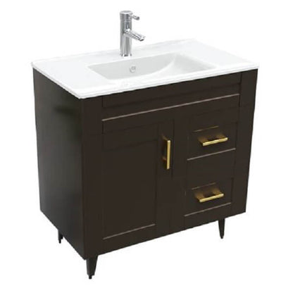 Kit Mueble + Vanitorio Super Muebles SM80SK Café P (80x47x80cm)