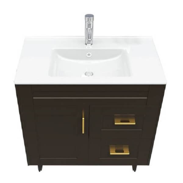 Kit Mueble + Vanitorio Super Muebles SM80SK Café P (80x47x80cm)