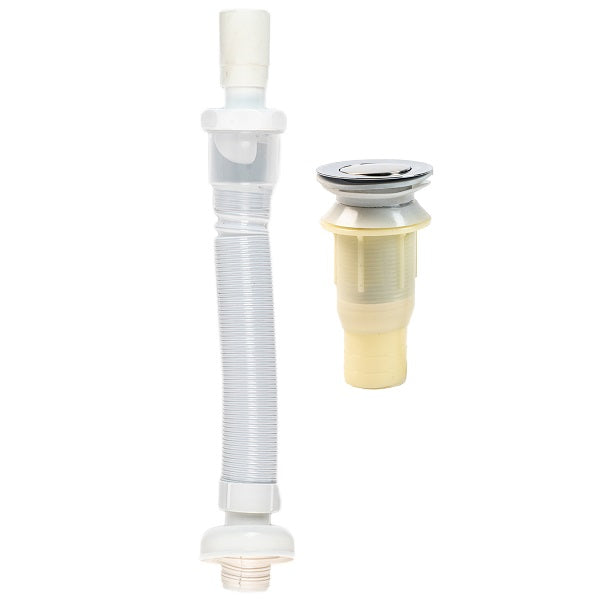 Desagüe y Sifón SM para Lavamanos con rebalse